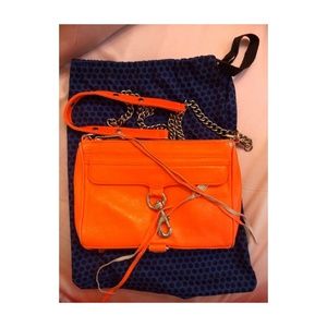 Rebecca Minkoff Neon Orange Mini Mac